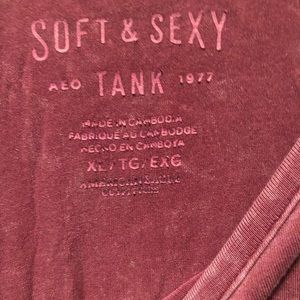 Deep Pink tight cropped tank